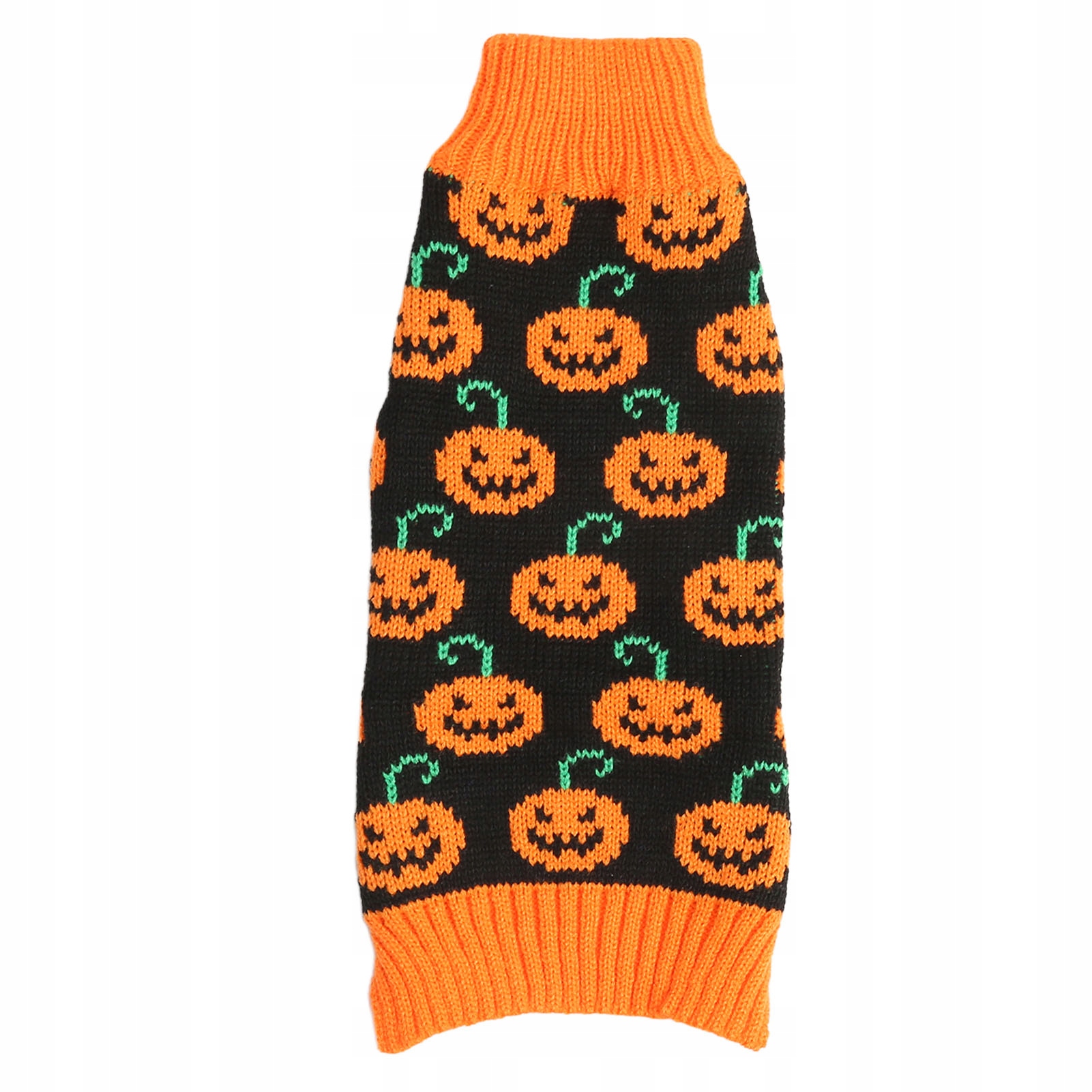 Halloweensky sveter pre psíka s tekvicami a S smajlíkom